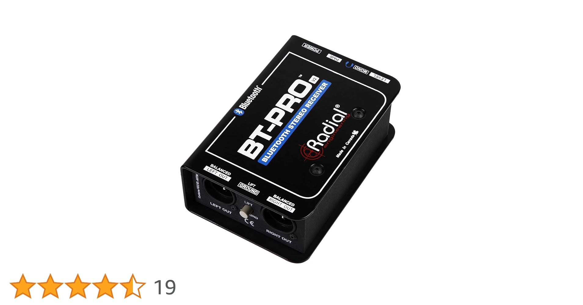 配信機器・PA機器・レコーディング機器 Radial BT-PRO V2 (Bluetooth DI) Radial BT-Pro V2 Direct Box : Amazon.ca: Musical Instruments